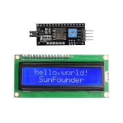 LCD1602 Haberleşmeli ara yüz kartlı IIC/I2C Mavi Işıklı