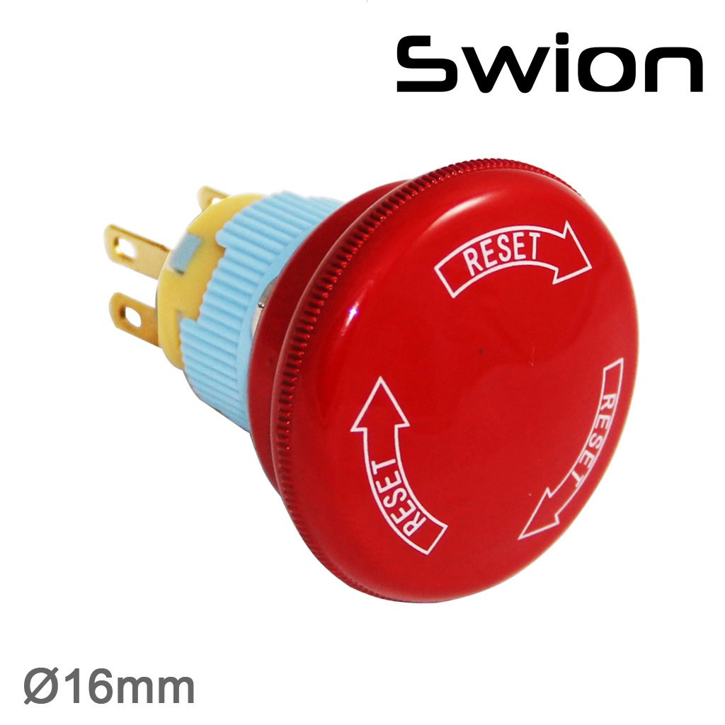16mm Acil-Stop Bas-Çevir 2NC Kafa:33mm